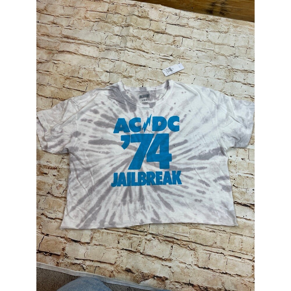 NWT American Eagle AC/DC Cropped Tee